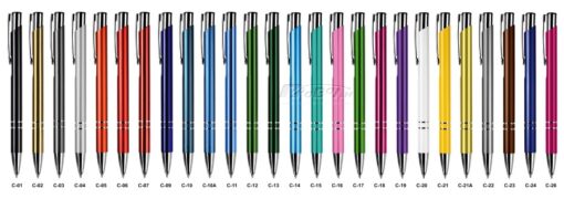 Μεταλλικά στυλό με χάραξη mm-c