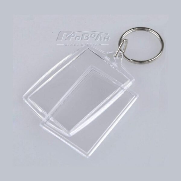 Μπρελόκ διάφανο plexi glass
