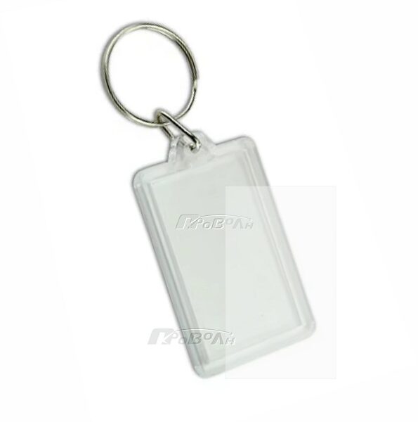 Μπρελόκ διάφανο plexi glass