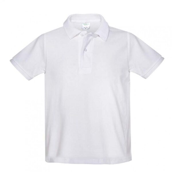 Παιδικά μπλουζάκια polo kprime white