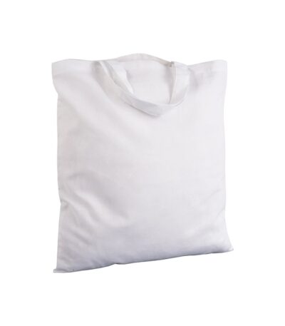 Πάνινη τσάντα 135 gr κοντό χερούλι χρώματα 38×42εκ