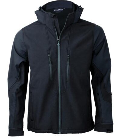 Μπουφάν αδιάβροχο softshell sport 3 layers με κουκούλα.