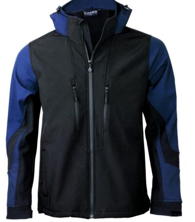Μπουφάν αδιάβροχο softshell sport 3 layers με κουκούλα