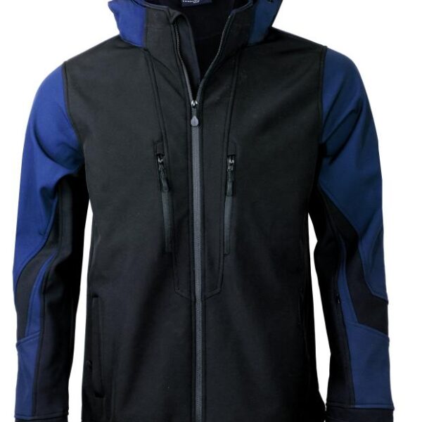 Μπουφάν αδιάβροχο softshell sport 3 layers με κουκούλα